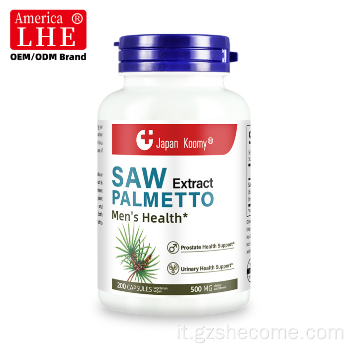 Shecome Saw Palmetto Capsule Supporto alla prostata